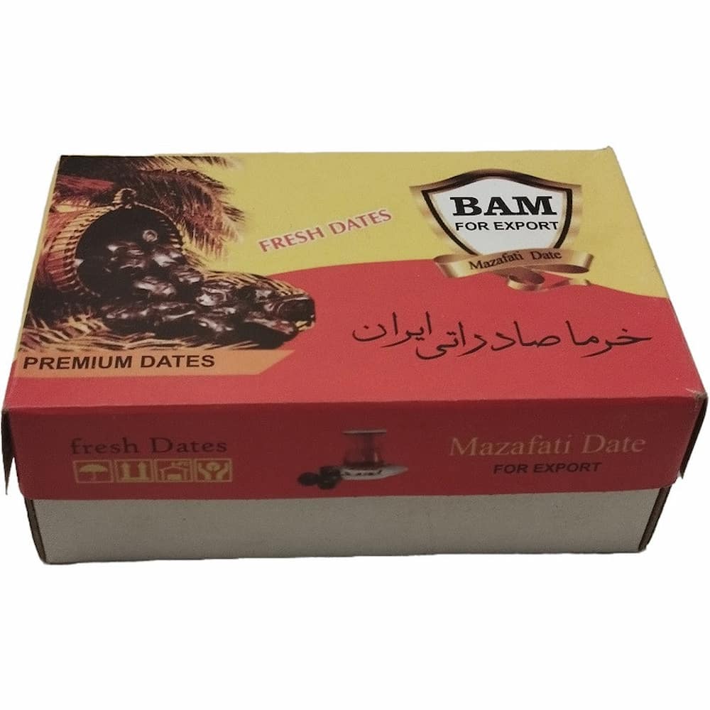 خرما مضافتی بم با گوشت لطیف و طعم اصیل